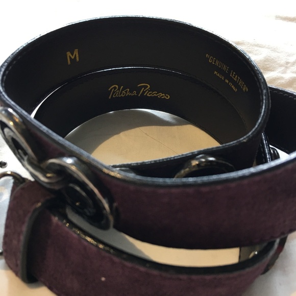 PALOMA PICASSO VINTAGE LEATHER BELT MEDIUM SIZE